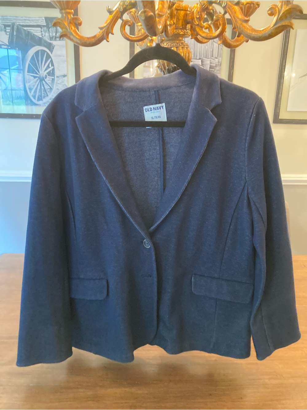 Old Navy Knit Blazer in navy XL